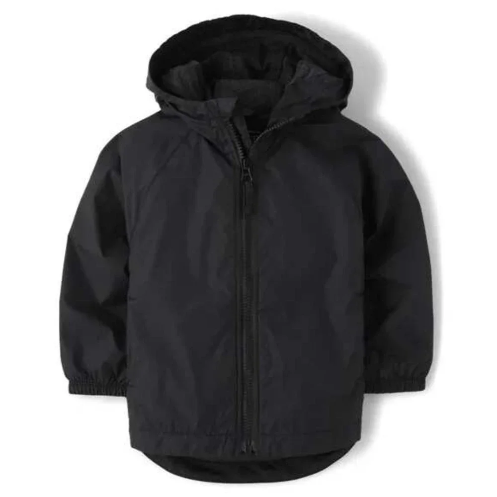 The Children's Place Toddler Boys‎ Windbreaker Jacket in Black- Size 3T